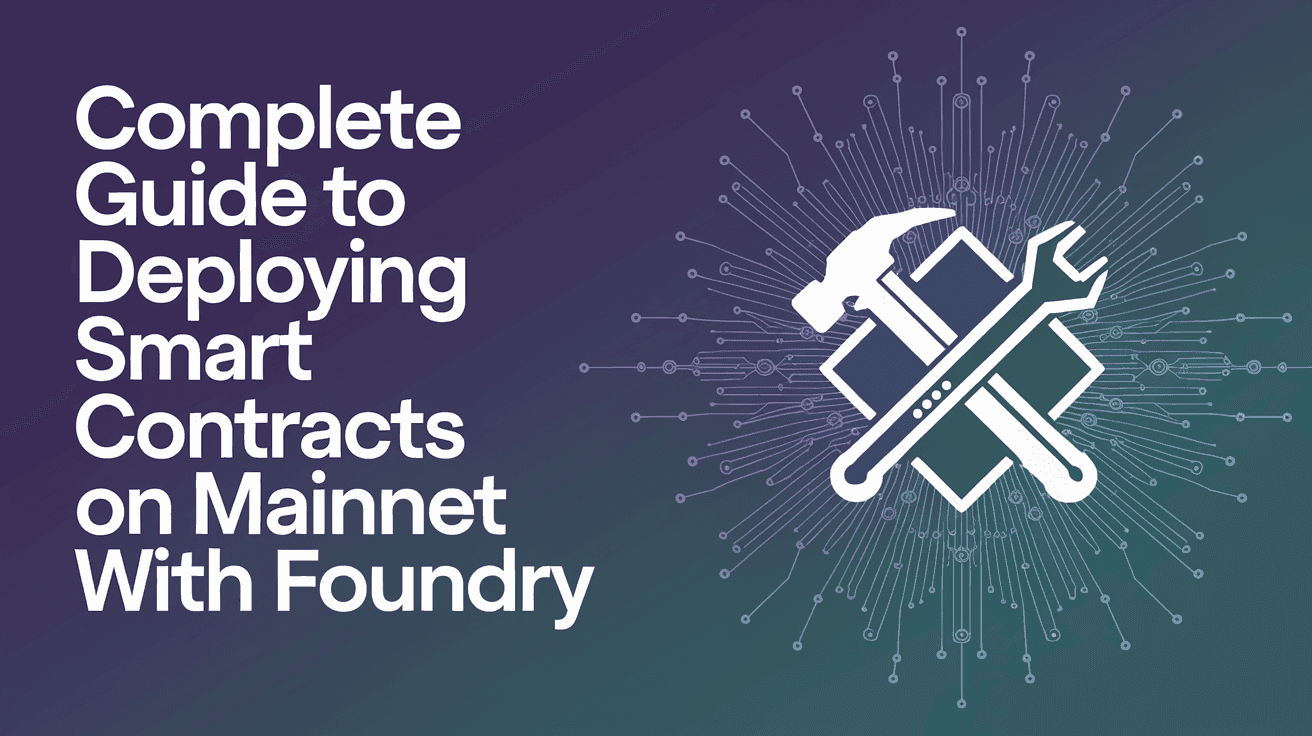 Complete Guide to Deploying Smart Contracts on Mainnet with Foundry